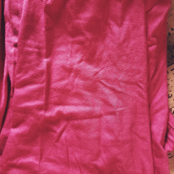 Pink Blush Maternity Nursing Top Large - Picture 3 of 4